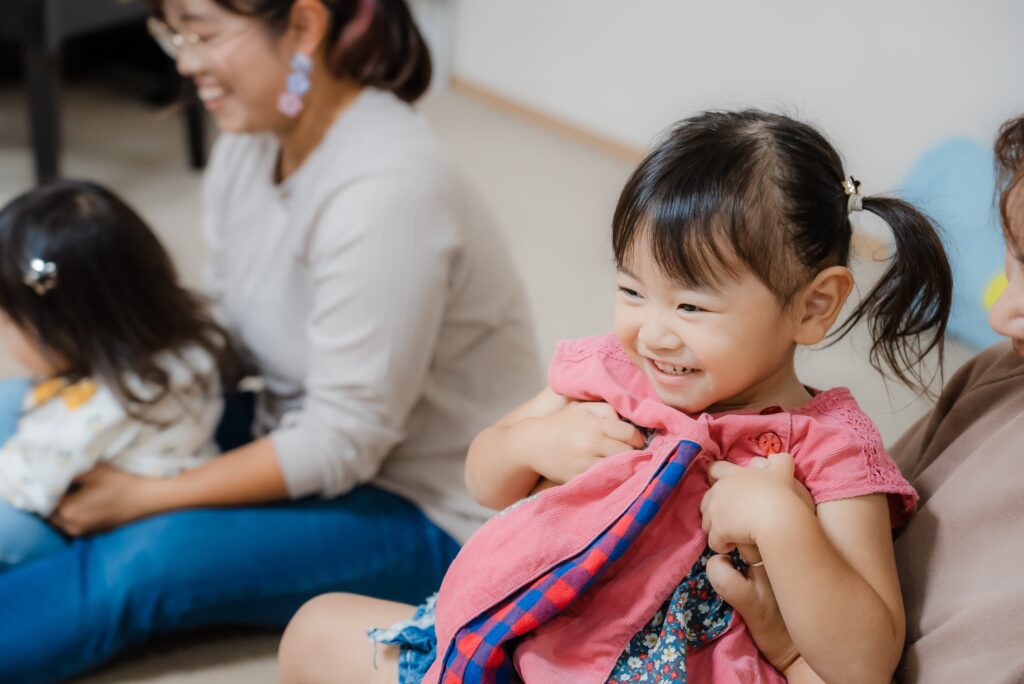 2歳の子供のリトミックレッスン
