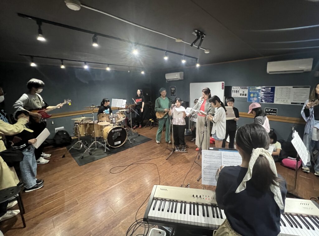 キッズバンド練習風景