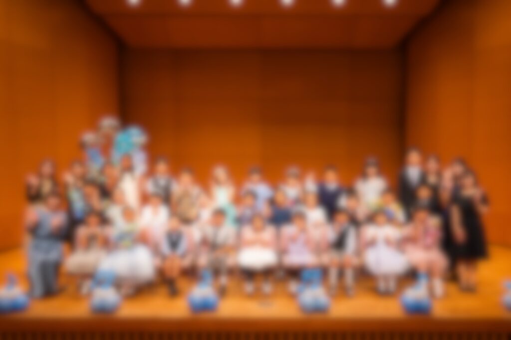 ピアノ発表会集合写真