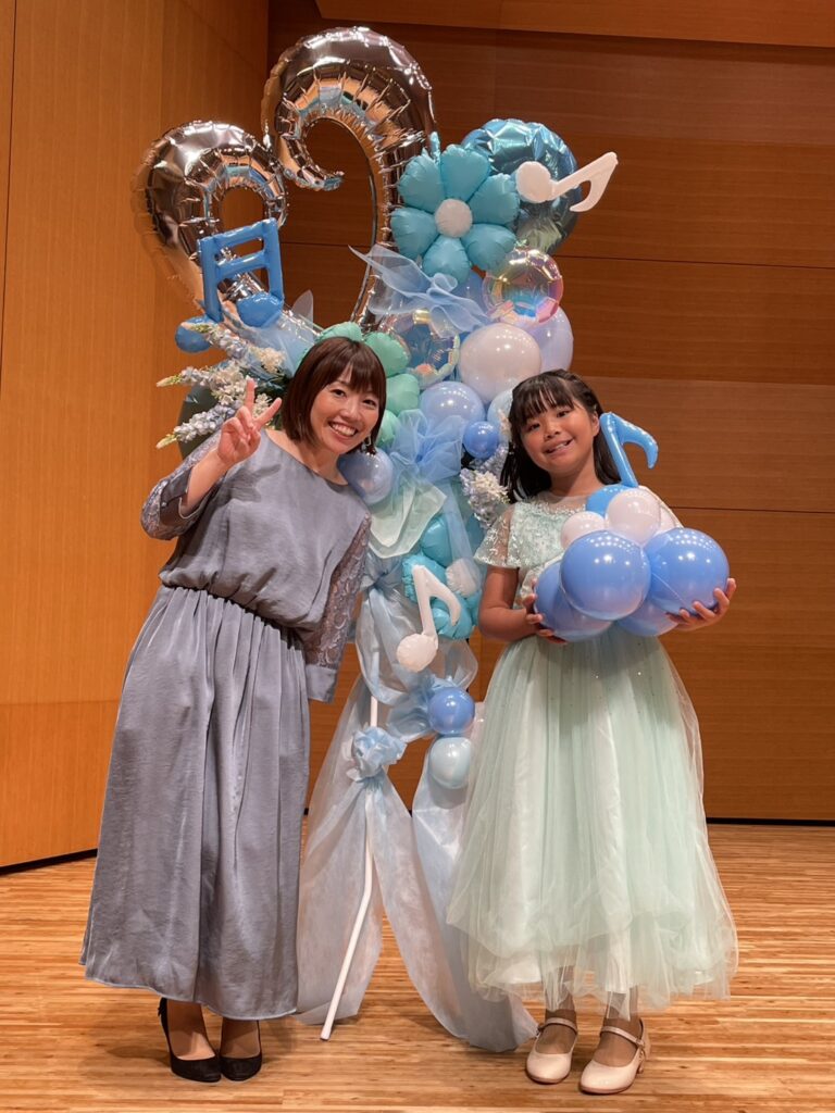 ピアノ発表会後の写真