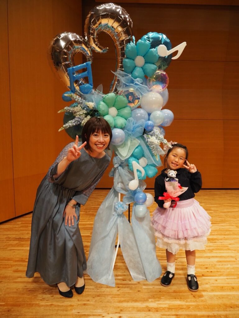 ピアノ発表会後の写真